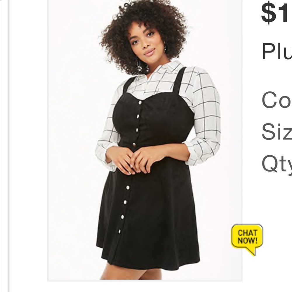 Forever 21 Snap Front Dress